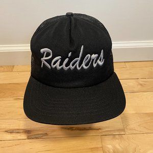 Vintage Las Vegas Raiders Snapback Hat Dead-stock RARE